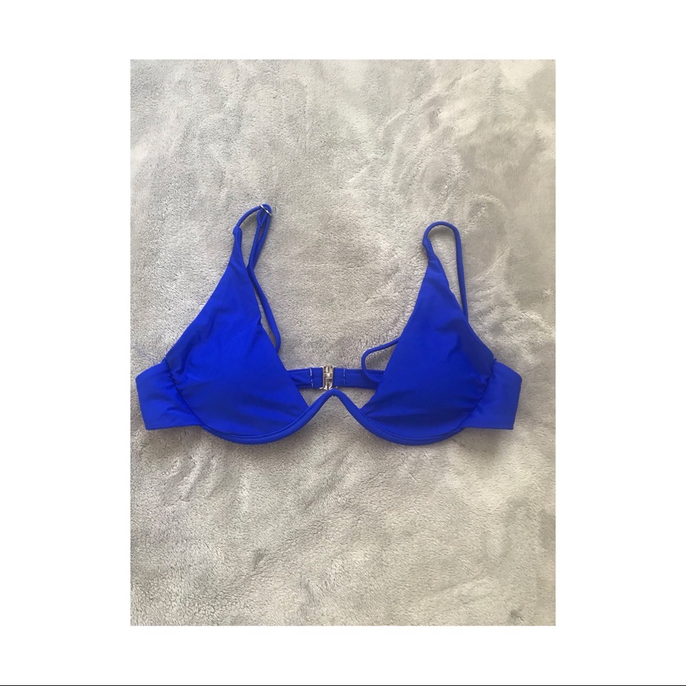 Blue Bikini Top
